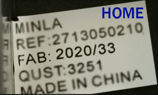 Home manufacturing date